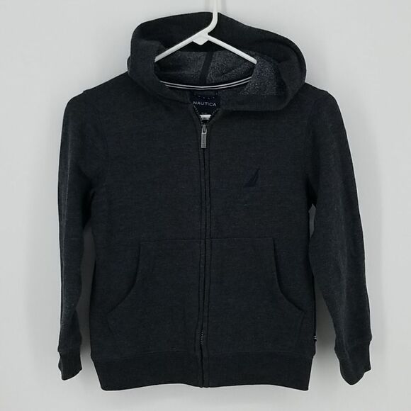 Nautica Charcoal Gray Hoodie - Picture 1 of 8